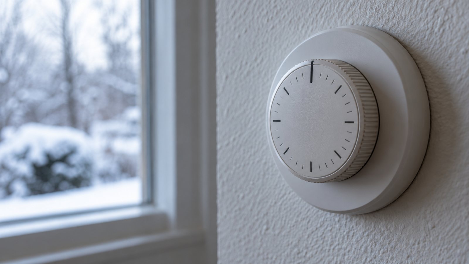 A wall thermostat (illustrative)